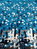 10-71-01-0001 - COBERTOR PESADO, Cobertor de material microfibra de poliester con acabado interior tipo borrega, TAMAÑO MATRIMONIAL - ALTURA 210 - 220 CM,  ANCHO 170 - 180 CM, DISEÑO ABSTRACTO NEVADO