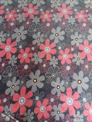 10-71-02-0241 - FRAZADA LIGERA, Cobertor de material microfibra de poliester con acabado interior tipo borrega, TAMAÑO MATRIMONIAL - ALTURA 210 - 220 CM,  ANCHO 170 - 180 CM, DISEÑO FLORAL 5