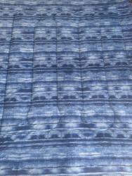 10-72-02-0007 - FRAZADA LIGERA, Frazada microfibra de poliester, TAMAÑO MATRIMONIAL - ALTURA 215 CM,  ANCHO 170 CM, DISEÑO ABSTRACTO AQUA